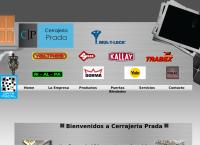 Sitio web de Cerrajeria Prada S.r.l
