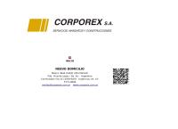 Sitio web de Corporex S.a