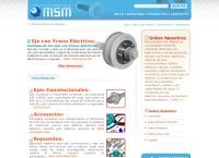 Sitio web de MSM® Mecanizados San Miguel SA