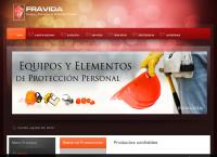 Sitio web de Fravida - Equipos y Elementos de Proteccion Personal