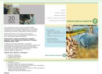 Sitio web de Instituto Quimico Argentino Del Aceite SA