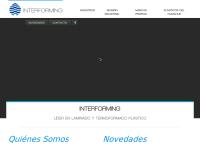 Sitio web de Interforming S.a
