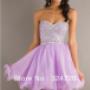 Subido por visitante en 25/5/2016 - Vestido par quince o egreso corto y corsaje íntegramente bordado con piedras