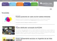 Sitio web de Martin Cava S.a