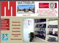 Sitio web de Matribur Matriceria de Corte y Embutido