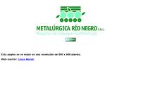 Sitio web de Metalurgica Rio Negro S.r.l