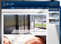 Sitio web de Ascensores Pap S.A.
