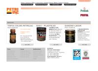 Sitio web de Petrilac Quimica Norte SA