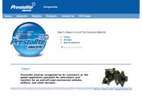 Sitio web de Prestolite Indiel Argentina S.a