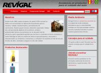 Sitio web de Revigal S.a