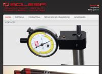 Sitio web de Solesa Sa