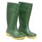 BOTA PVC VERDE L39 CON PUNTERA DE ACERO. RESISTENTE A HIDROCARBUROS
