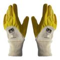 GUANTE DPS NITRILO AMARILLO. DORSO VENTILADO. PUÑO ELASTIZADO .