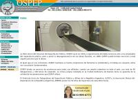 Sitio web de OSPEP SALUD Sucursal RIO CUARTO