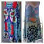 Subido por visitante en 25/11/2015 - Vestidos estilo Klimt/Klee/Miró