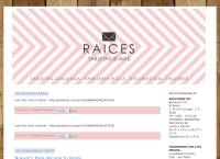Sitio web de Tienda de Tarjetas Raices