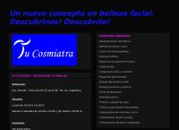 Sitio web de Tu Cosmiatra, Tatamientos faciales y maquillajes