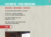 Sitio web de Casi Nuevo ropa libros juguetes usados