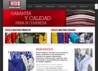 Sitio web de Natural Design uniformes