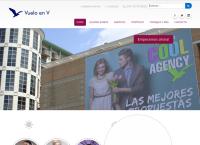 Sitio web de Vuelo en v - Diseño, Comunicación y Marketing