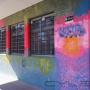 Subido por visitante en 10/2/2016 - Mural realziado por los alumnos en la puerta de entrada
