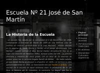 ESCUELA EGB No 21 - GENERAL JOSE DE SAN MARTIN