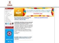 Sitio web de Fundacion Conin