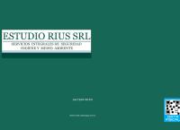 Sitio web de Estudio Rius S.r.l.