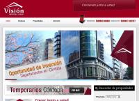 Sitio web de VISION INMOBILIARIA