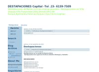 Sitio web de Destapaciones Capital
