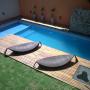 Piscina climatizada + solarium