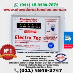 Elevador Automático de tensión Electrotec