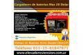 Cargador arrancador de baterías en Puerto Iguazú, cargadores rápidos máx. 20. DANIEL DIETRICH. TE.  (011)15-6184-7871.