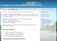 Sitio web de Córdoba Translation Services
