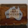 Porta llavero con logo en madera dura