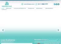 Sitio web de Mediglove S.r.l. Guantes