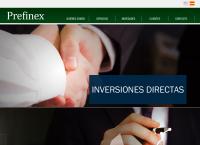 Sitio web de Prefinex SA