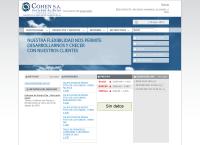 Sitio web de Cohen SA-Sociedad de Bolsa