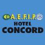 <b>HOTEL CONCORD</b> lo invita a hospedarse y disfrutar de
<br>sus servicios, incluye desayuno y además cuenta con
<br>calefacción y recepción las 24 Horas.