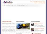 Sitio web de Andescargo Transportes Ltda