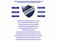 Sitio web de Fededac