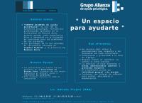 Sitio web de GRUPO ALIANZA ayuda psicológica