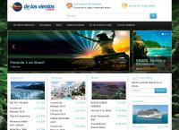 Sitio web de De los Vientos Turismo empresa de viaje y turismo