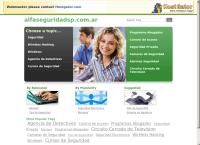 Sitio web de Alfa Sistemas de Seguridad Alarmas y Monitoreo