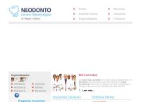 Sitio web de Centro Odontologico Neodonto