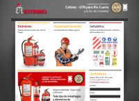 Sitio web de Extinrio - Matafuegos Y Seguridad Industrial