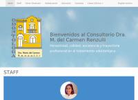 Sitio web de Renzulli María del Carmen odontología integral