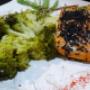 Salmon con sesamo negro...un placer sensorial