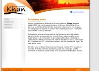 Sitio web de Industrias Khan