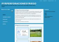 Sitio web de Pyr Perforaciones y Riegos